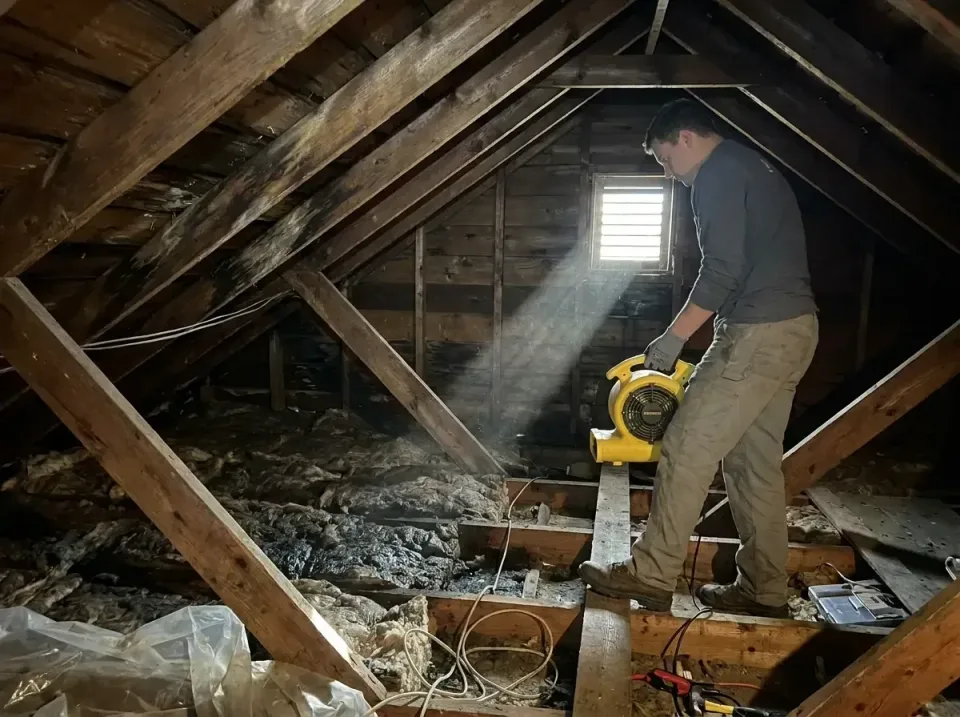 attic-water-damage-drying-proc-007 — frequently asked questions, Emergency Water Extraction & 24/7 Flood Response in Heartla…